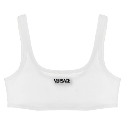 Versace White Cotton Bra