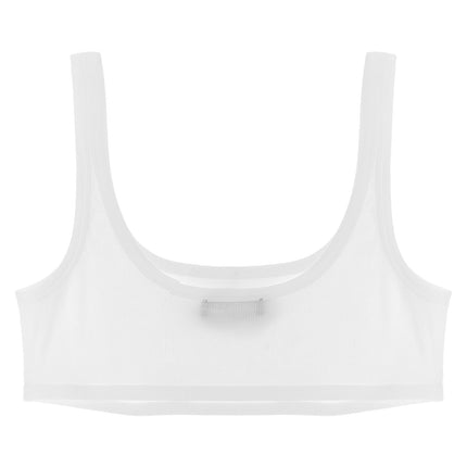 Versace White Cotton Bra
