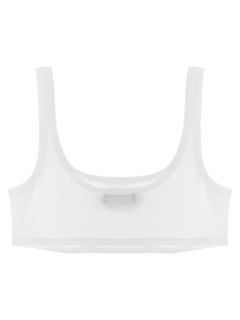 Versace White Cotton Bra