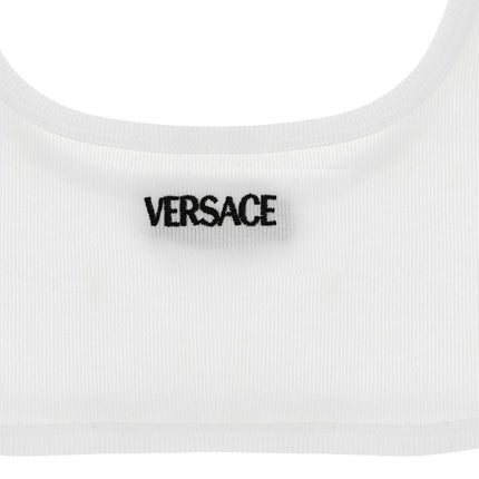 Versace White Cotton Bra