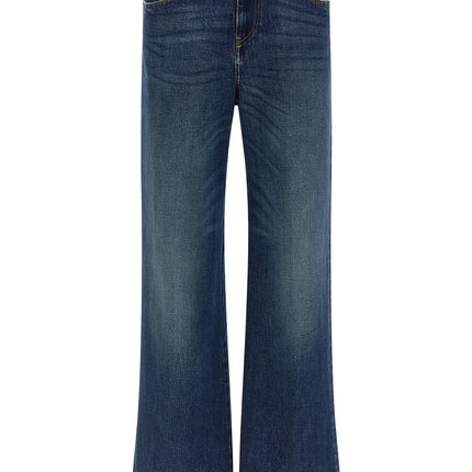 Diesel Blue Cotton Flared Jeans