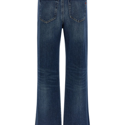 Diesel Blue Cotton Flared Jeans