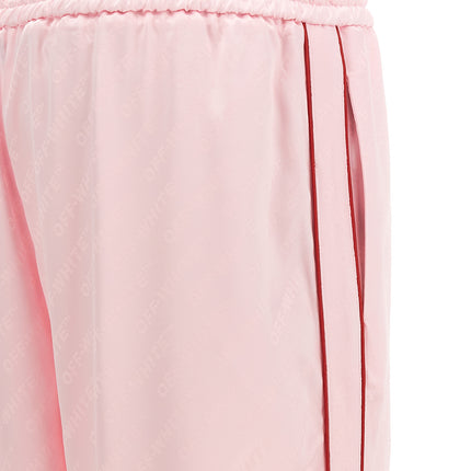 Off-White Multicolor Viscose Casual Pants