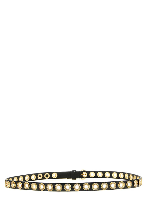 PINKO Black Polyethylene Regular Belt