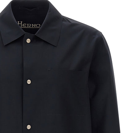 Herno Blue Polyamide Shell Jacket
