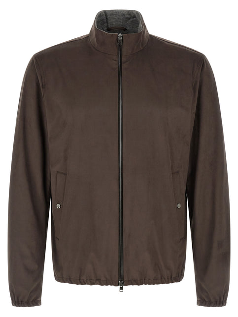 Herno Brown Polyester Jacket