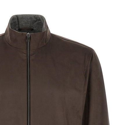 Herno Brown Polyester Jacket