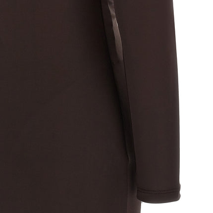 Elisabetta Franchi Brown Viscose Long Dress