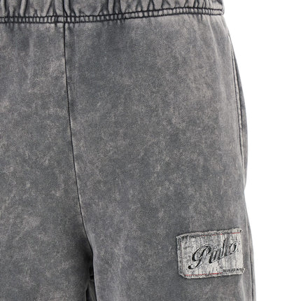 PINKO Gray Cotton Joggers (Workout Pants)
