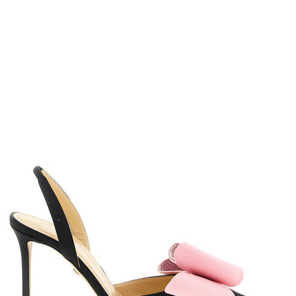 MACH & MACH Multicolor Satin High Heel Pumps