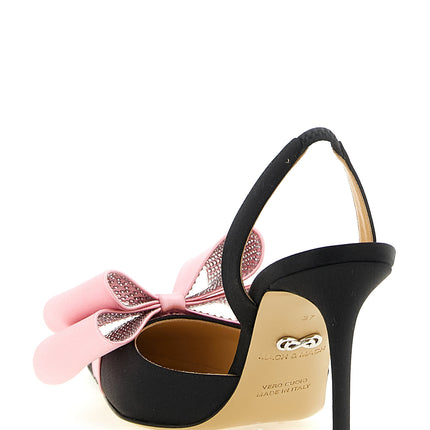 MACH & MACH Multicolor Satin High Heel Pumps