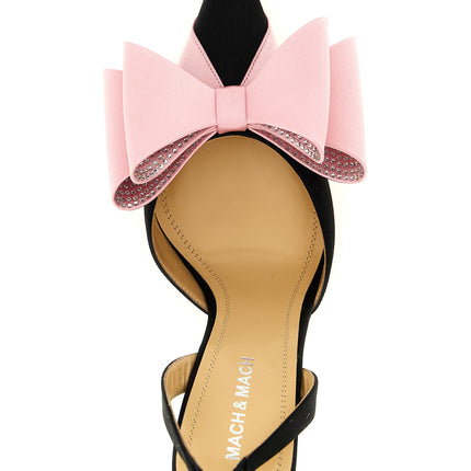 MACH & MACH Multicolor Satin High Heel Pumps