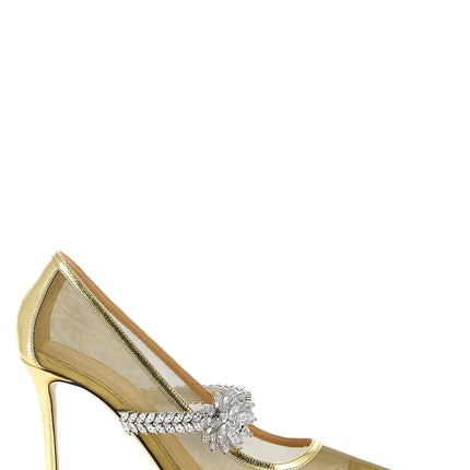 MACH & MACH Gold Polyamide High Heel Pumps