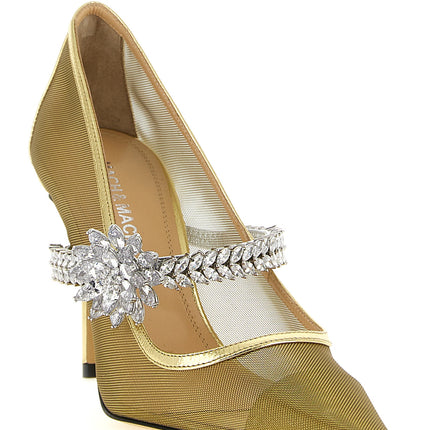 MACH & MACH Gold Polyamide High Heel Pumps