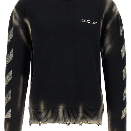 Off-White Black Cotton Cardigan