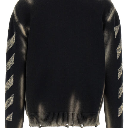 Off-White Black Cotton Cardigan