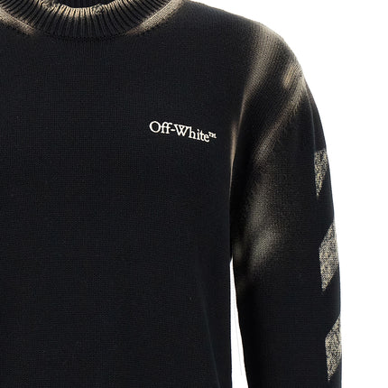 Off-White Black Cotton Cardigan