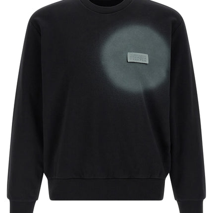 MM6 Maison Margiela Black Cotton Sweatshirt