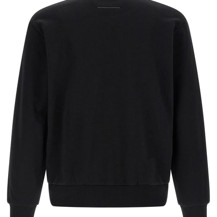 MM6 Maison Margiela Black Cotton Sweatshirt
