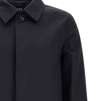 A.P.C. Blue Cotton Coat