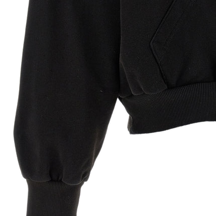 MM6 Maison Margiela Black Cotton Sweatshirt