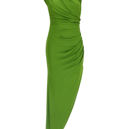 Elisabetta Franchi Bicolor Viscose Long Dress