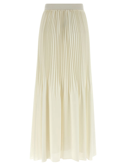 Twinset White Polyester Mini Skirt