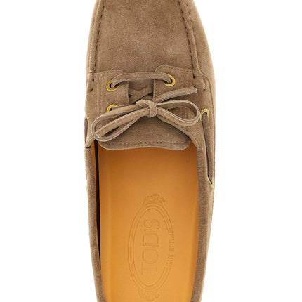Tod's Beige Calfskin Flats