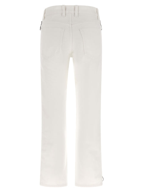 Paco Rabanne White Cotton Jeans Denim