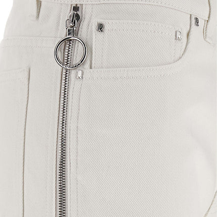 Paco Rabanne White Cotton Jeans Denim