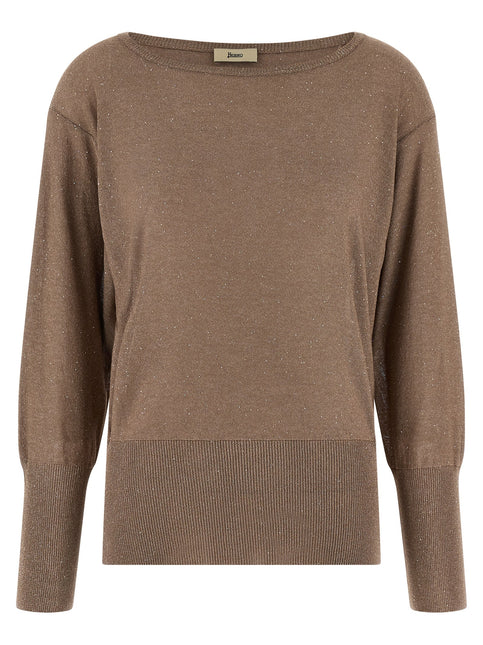 Herno Brown Viscose Cardigan