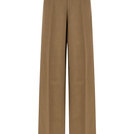 Herno Brown Viscose Casual Pants
