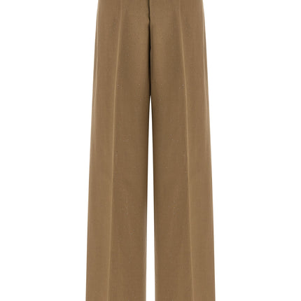 Herno Brown Viscose Casual Pants