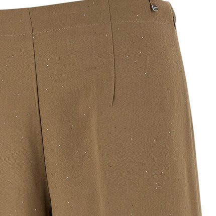Herno Brown Viscose Casual Pants