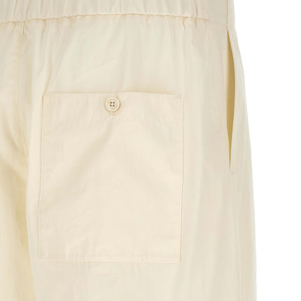 Jil Sander Beige Cotton Cargo Pants