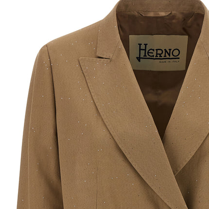 Herno Beige Viscose Blazer