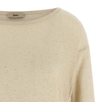 Herno Beige Viscose Cardigan