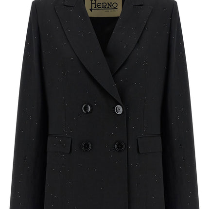 Herno Black Viscose Blazer