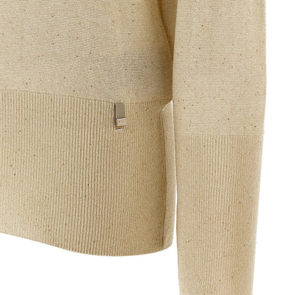Herno Beige Viscose Cardigan