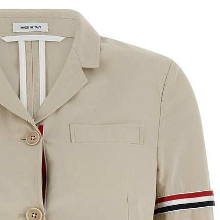 Thom Browne Beige Cotton Blazer