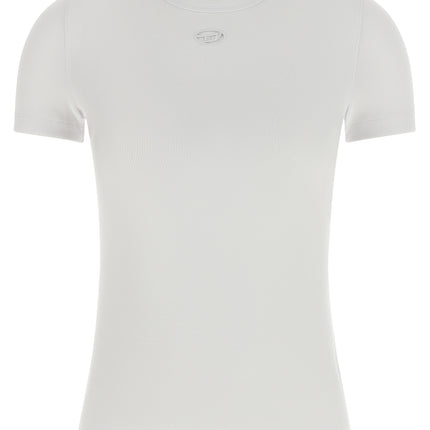 Diesel White Cotton T-Shirt
