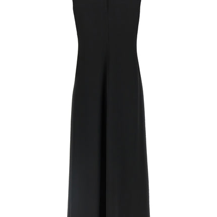 Herno Black Polyester Long Dress