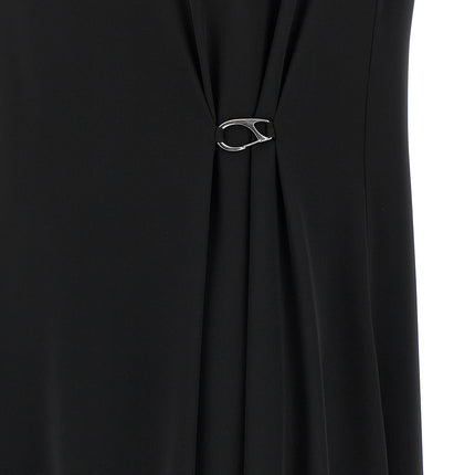 Herno Black Polyester Long Dress