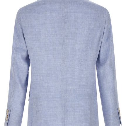 Brunello Cucinelli Blue Linen Blazer