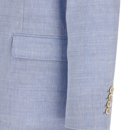 Brunello Cucinelli Blue Linen Blazer