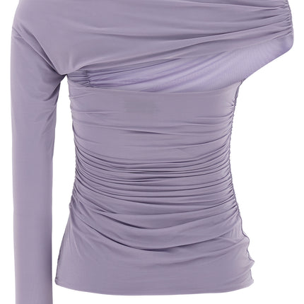 Elisabetta Franchi Purple Viscose Tank Tops