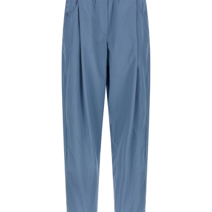 Brunello Cucinelli Blue Cotton Casual Pants