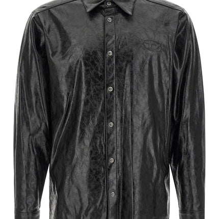 Diesel Black Viscose Blouse