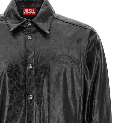 Diesel Black Viscose Blouse