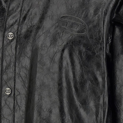 Diesel Black Viscose Blouse